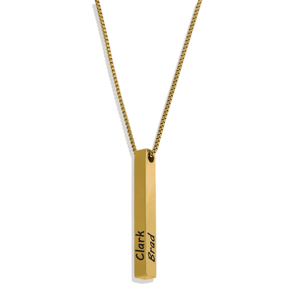 Muse Pillar Bar Necklace