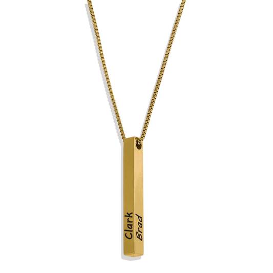 Muse Pillar Bar Necklace