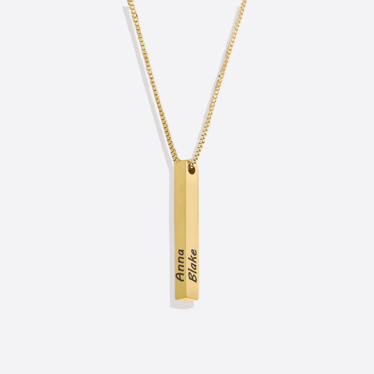 Muse Pillar Bar Necklace