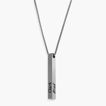 Muse Pillar Bar Necklace