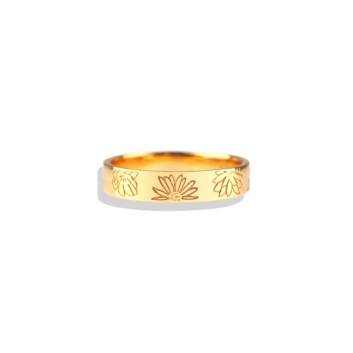 Stamped Flower Band