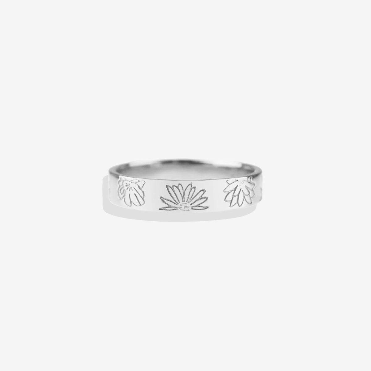 Stamped Flower Band