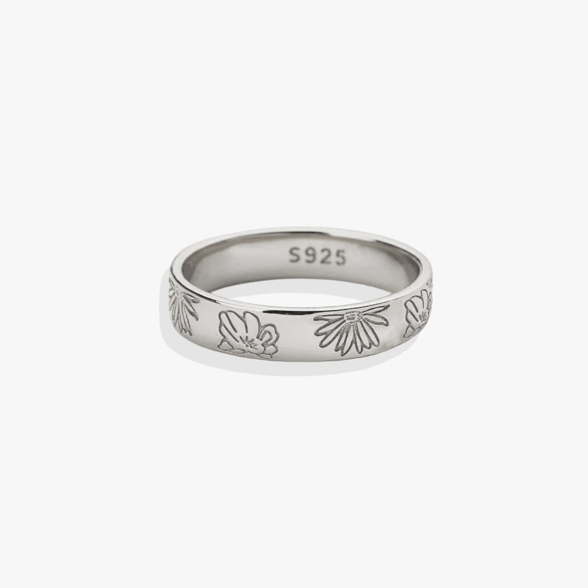 Stamped Flower Band