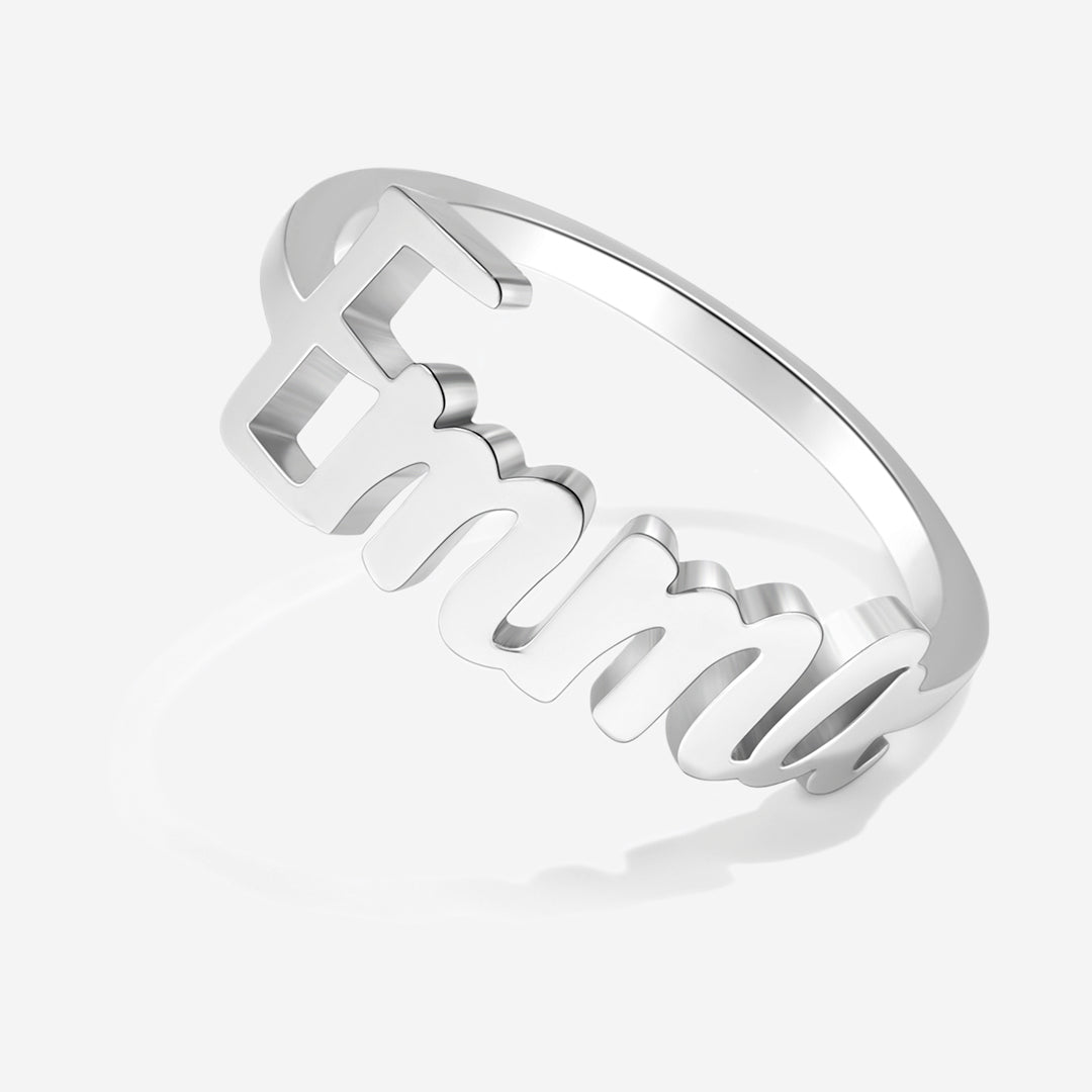 Personalized Nameplate Ring