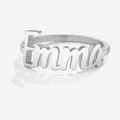 Personalized Nameplate Ring