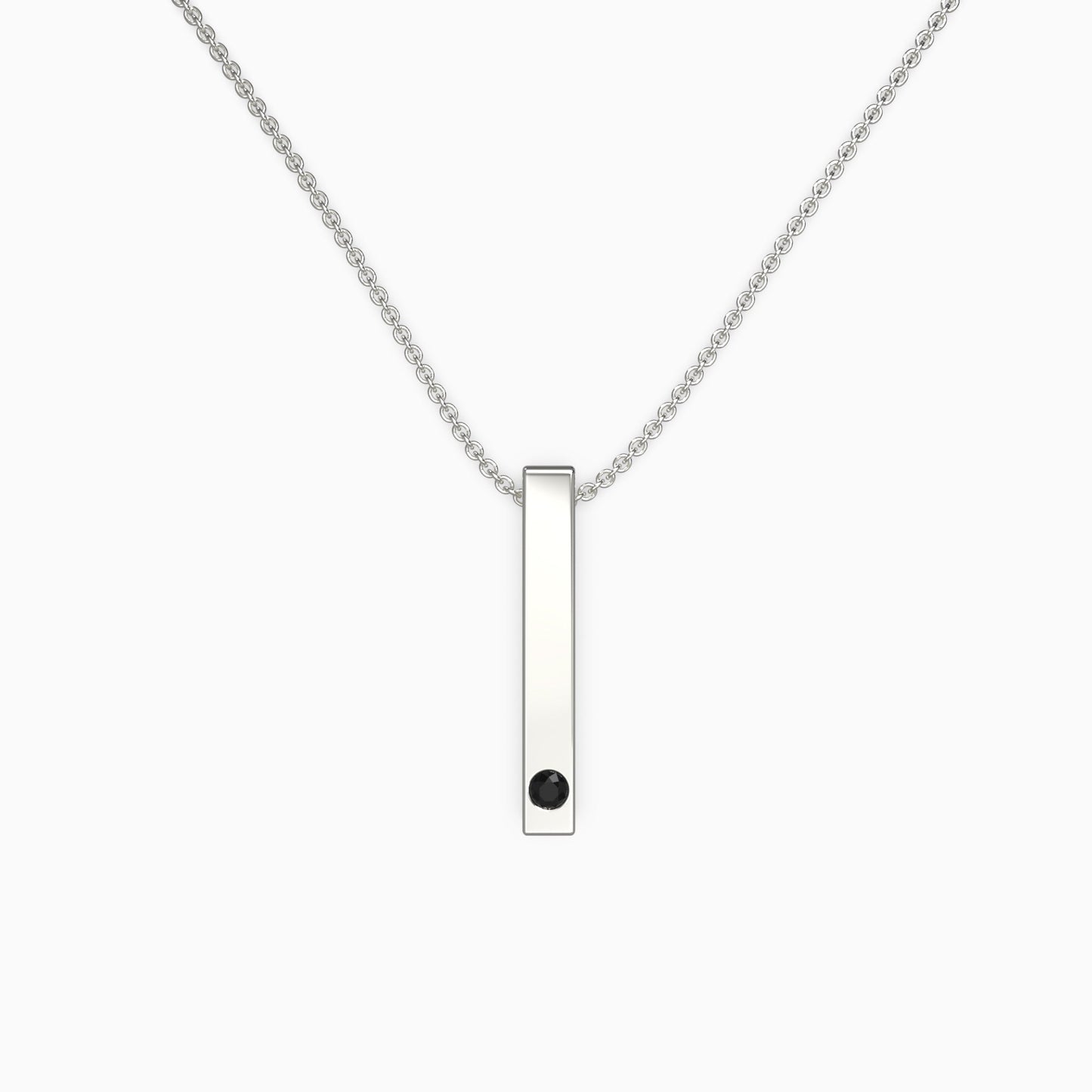 Pillar Bar Photo Necklace