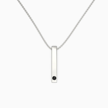 Pillar Bar Photo Necklace