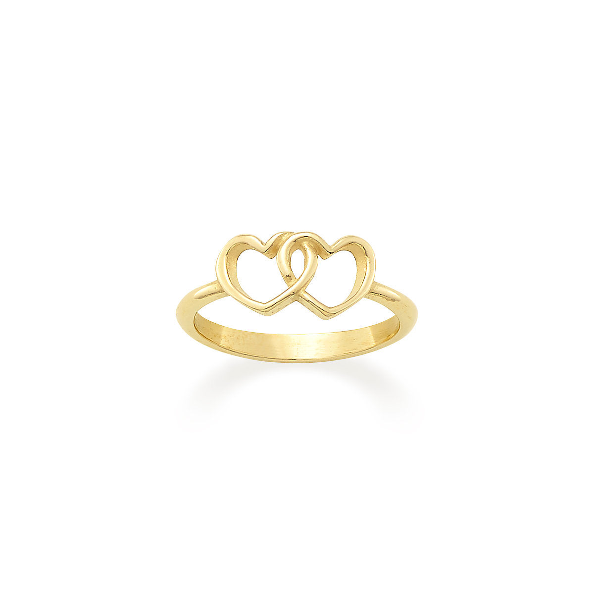 Two Hearts Together Ring