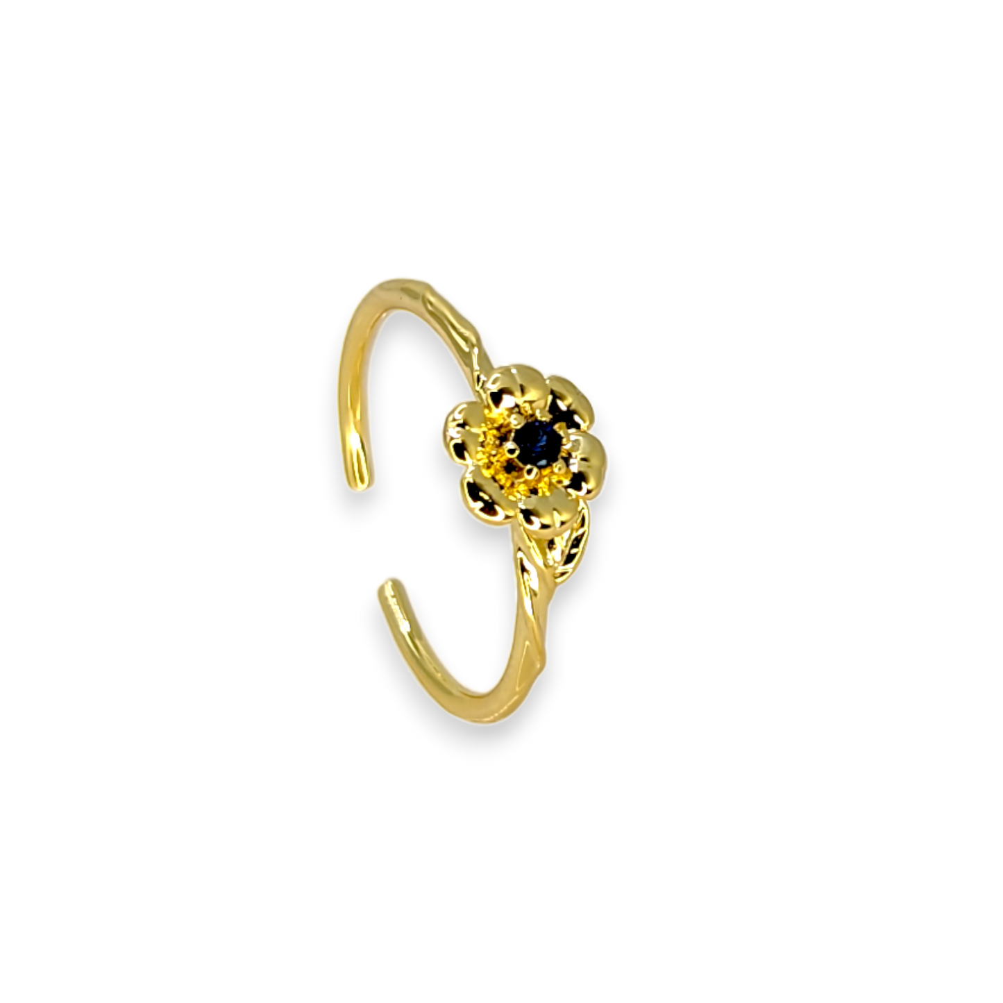 Dainty Gold Birth Flower Ring