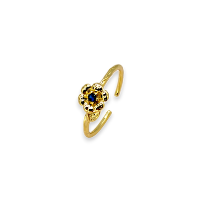 Dainty Gold Birth Flower Ring