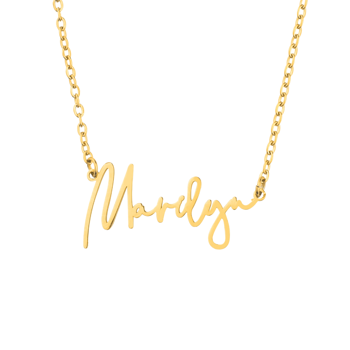 Monroe Name Necklace