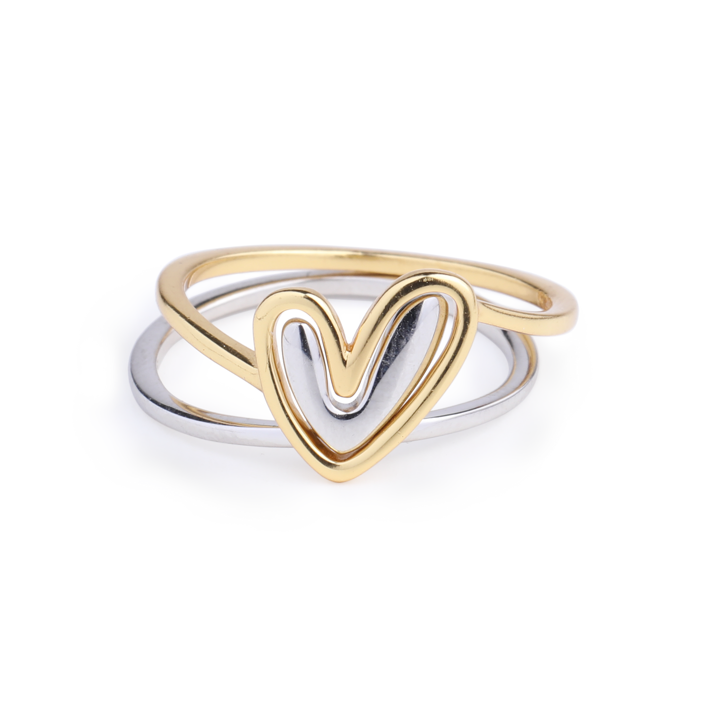 Self Love Layered Heart Ring