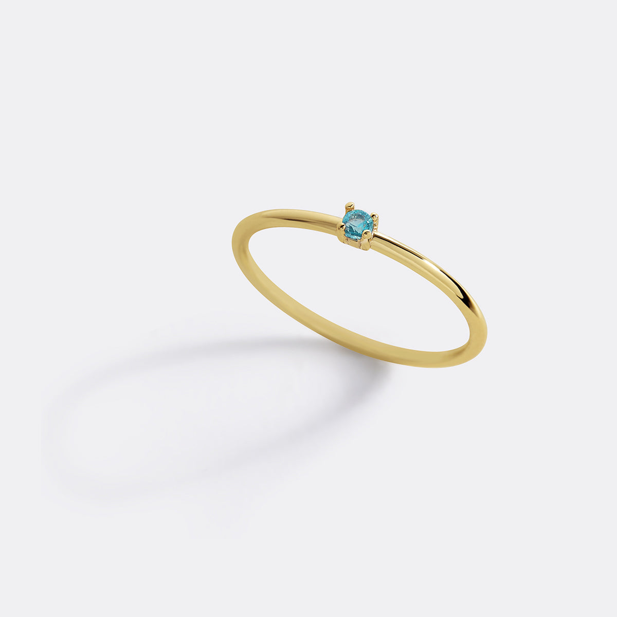 Super Dainty Birthstone Stacking Ring