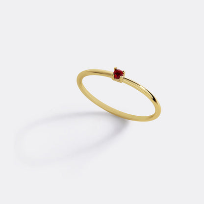 Super Dainty Birthstone Stacking Ring