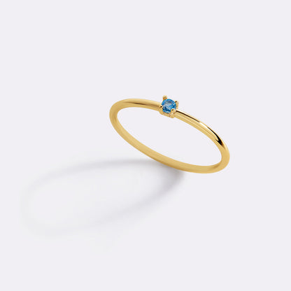 Super Dainty Birthstone Stacking Ring