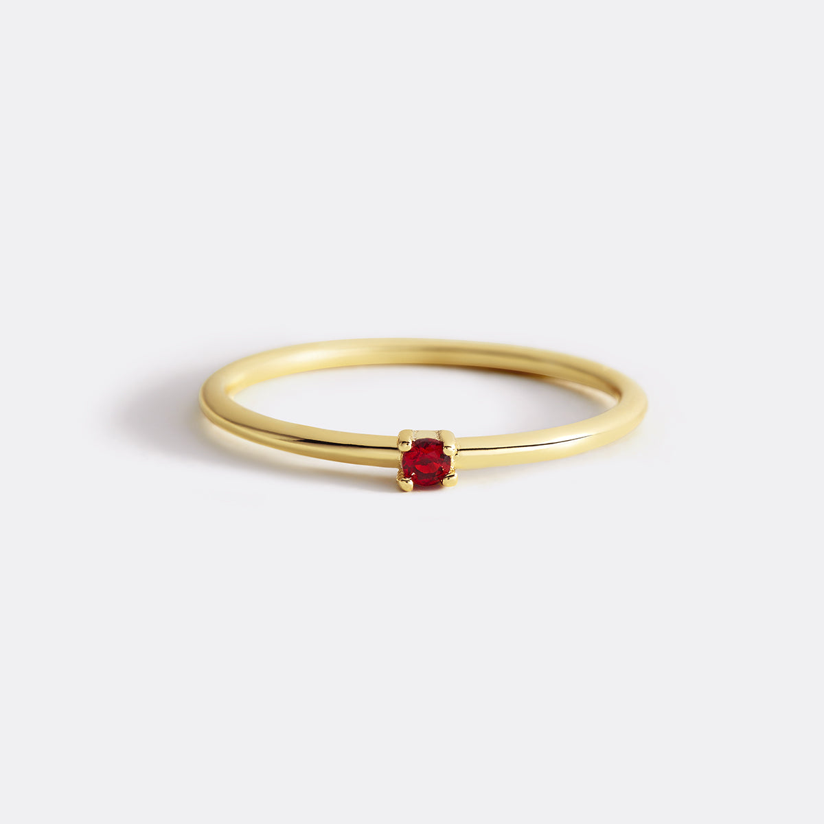 Super Dainty Birthstone Stacking Ring