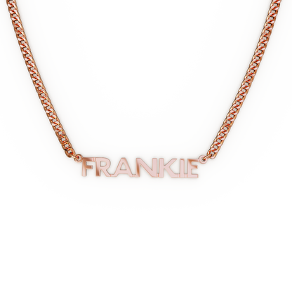 Te Amo Name Necklace