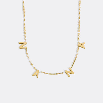 The NANA Letter Necklace