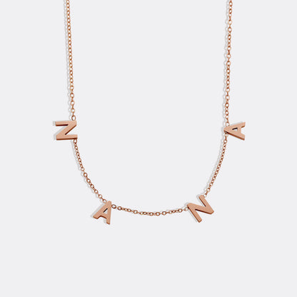 The NANA Letter Necklace