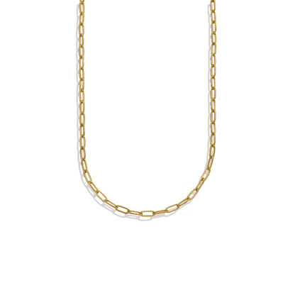 Thin Paperclip Necklace