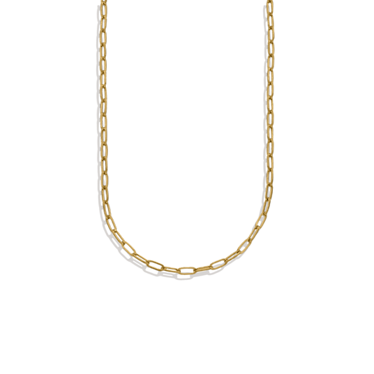 Thin Paperclip Necklace