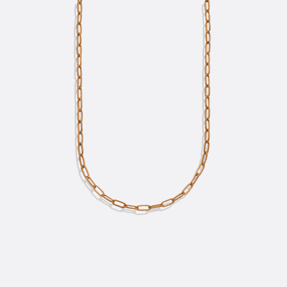 Thin Paperclip Necklace