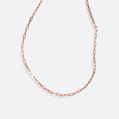 Thin Paperclip Necklace