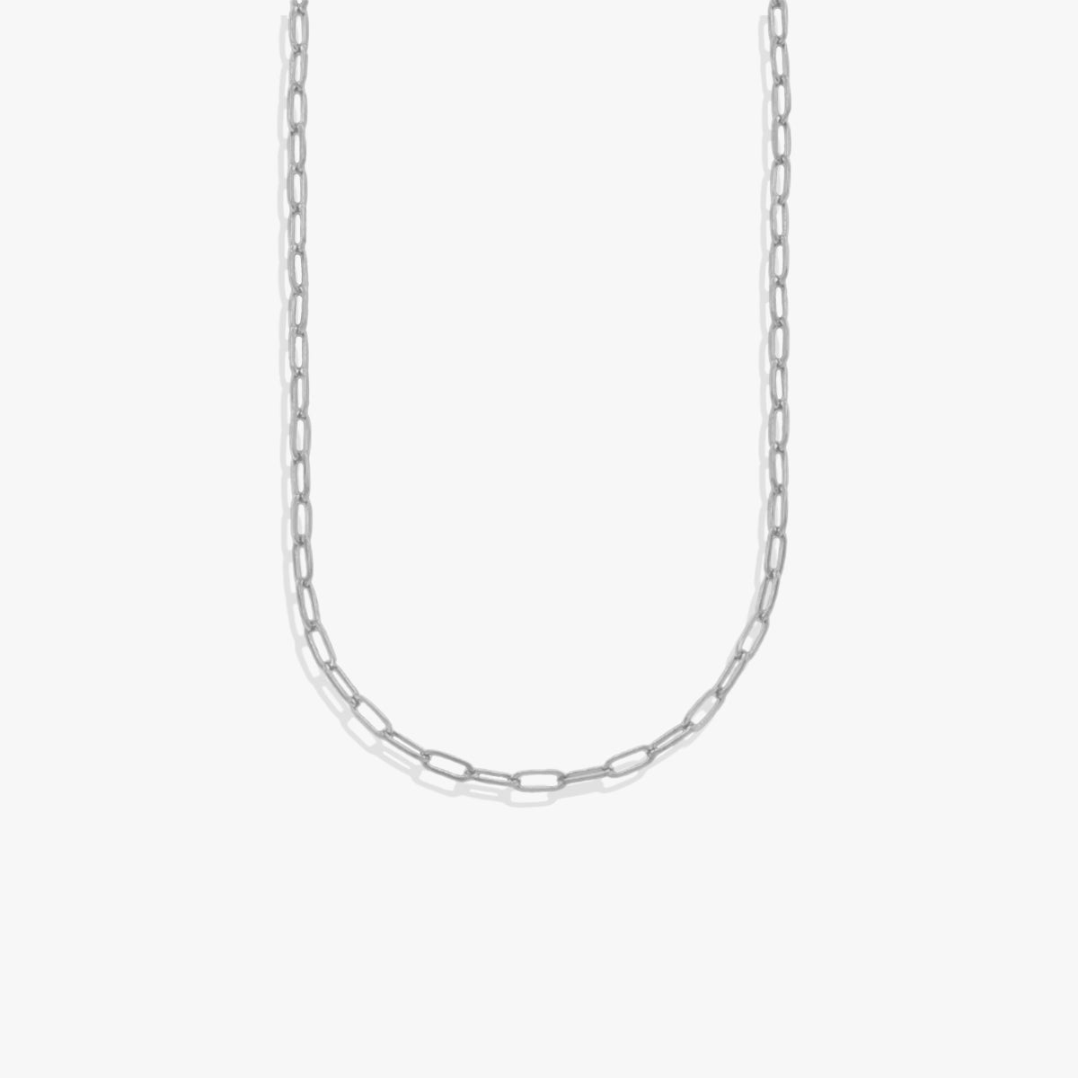 Thin Paperclip Necklace