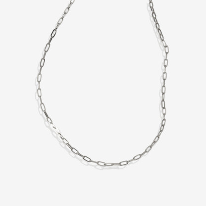 Thin Paperclip Necklace