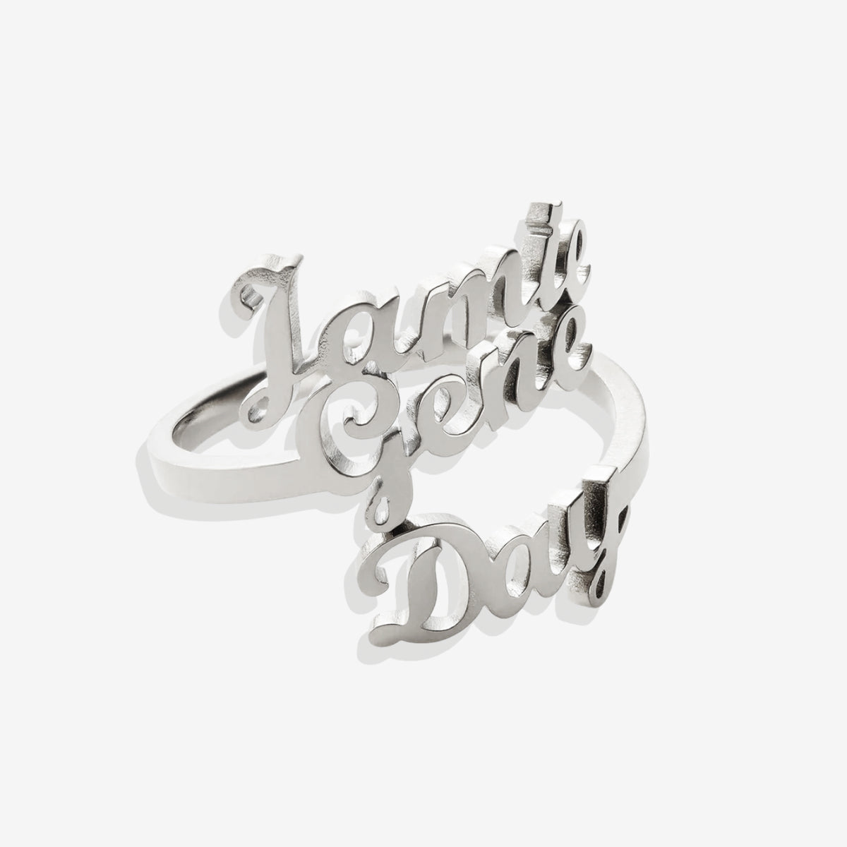 Triple Name Ring