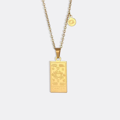 Zodiac Card Necklace