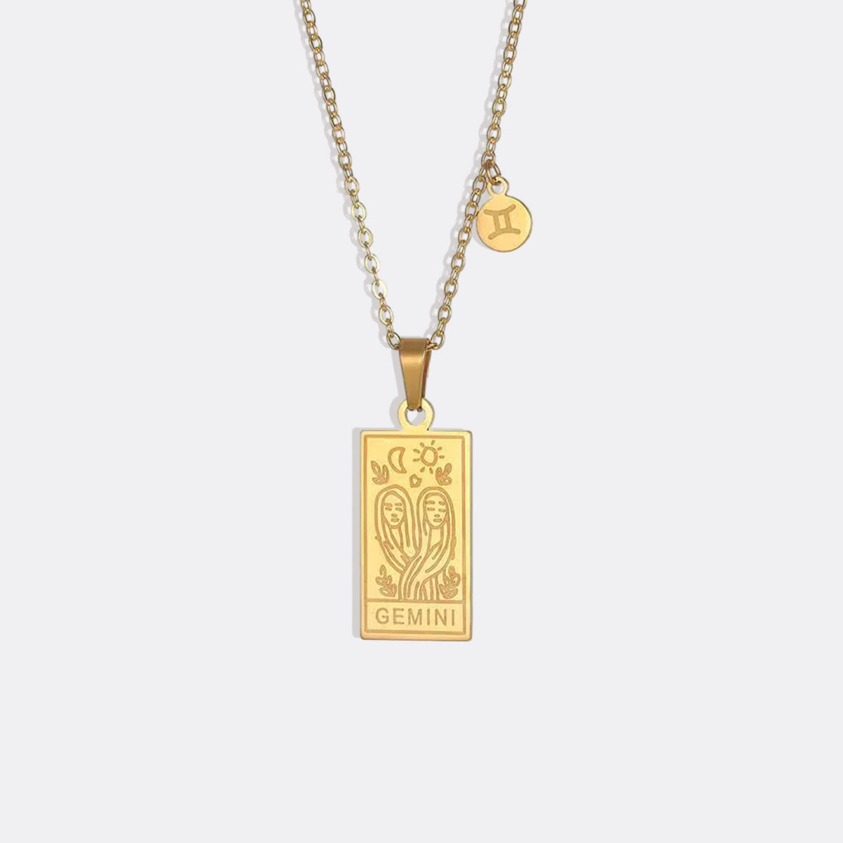 Zodiac Card Necklace