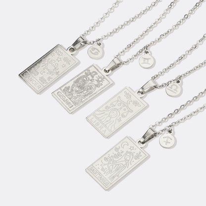 Zodiac Card Necklace