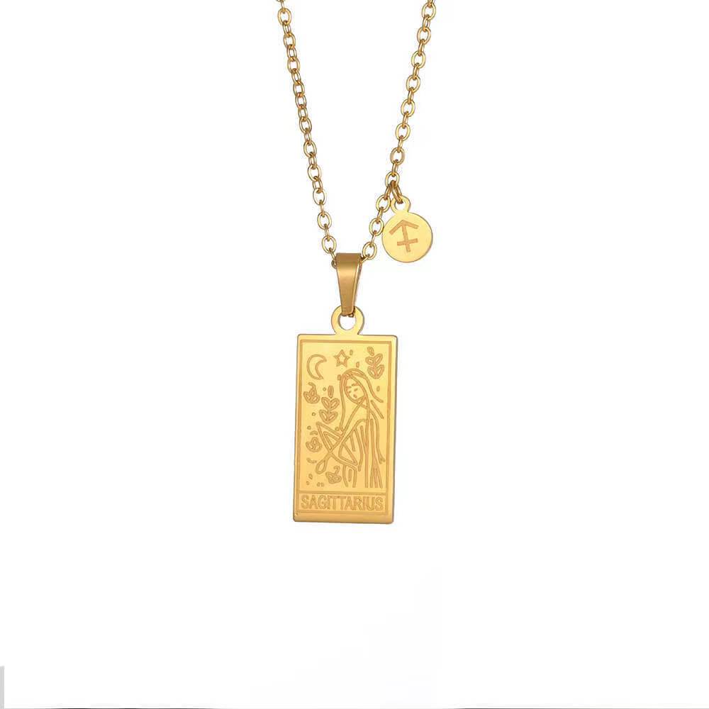 Zodiac Card Necklace