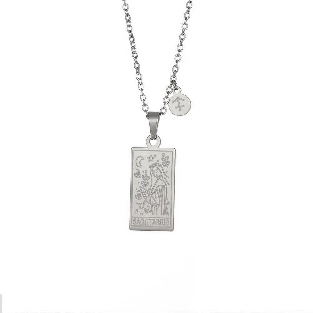 Zodiac Card Necklace