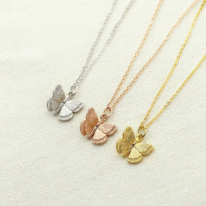 Butterfly Pendant Necklace