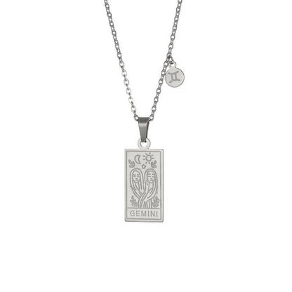 Zodiac Card Necklace