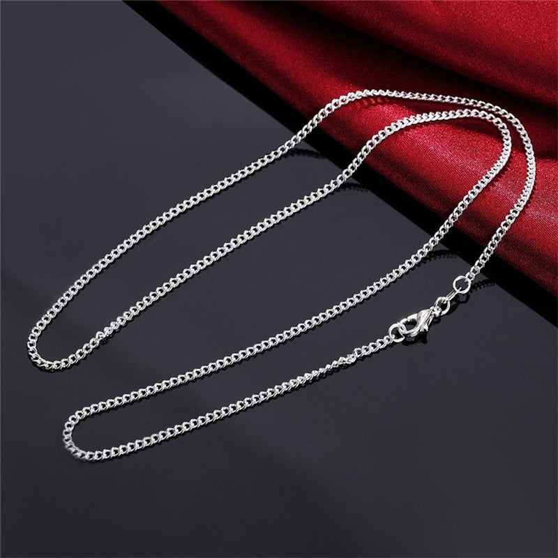 Dainty Open Curb Chain Necklace