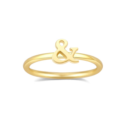 Dainty Stacking Symbol Ring