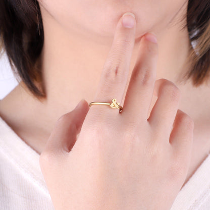 Dainty Stacking Symbol Ring