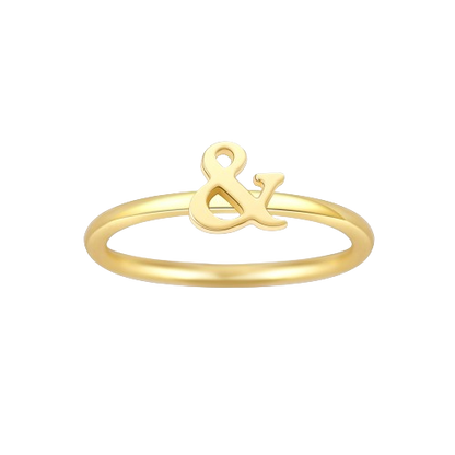 Dainty Stacking Symbol Ring