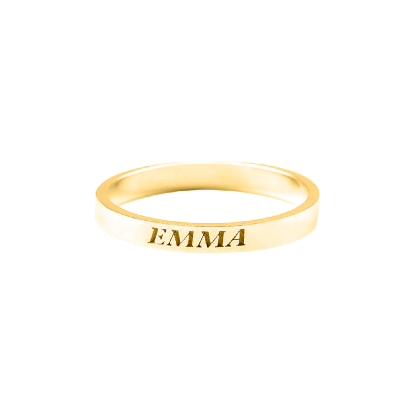 Dainty Personalized 2mm Stacking Ring