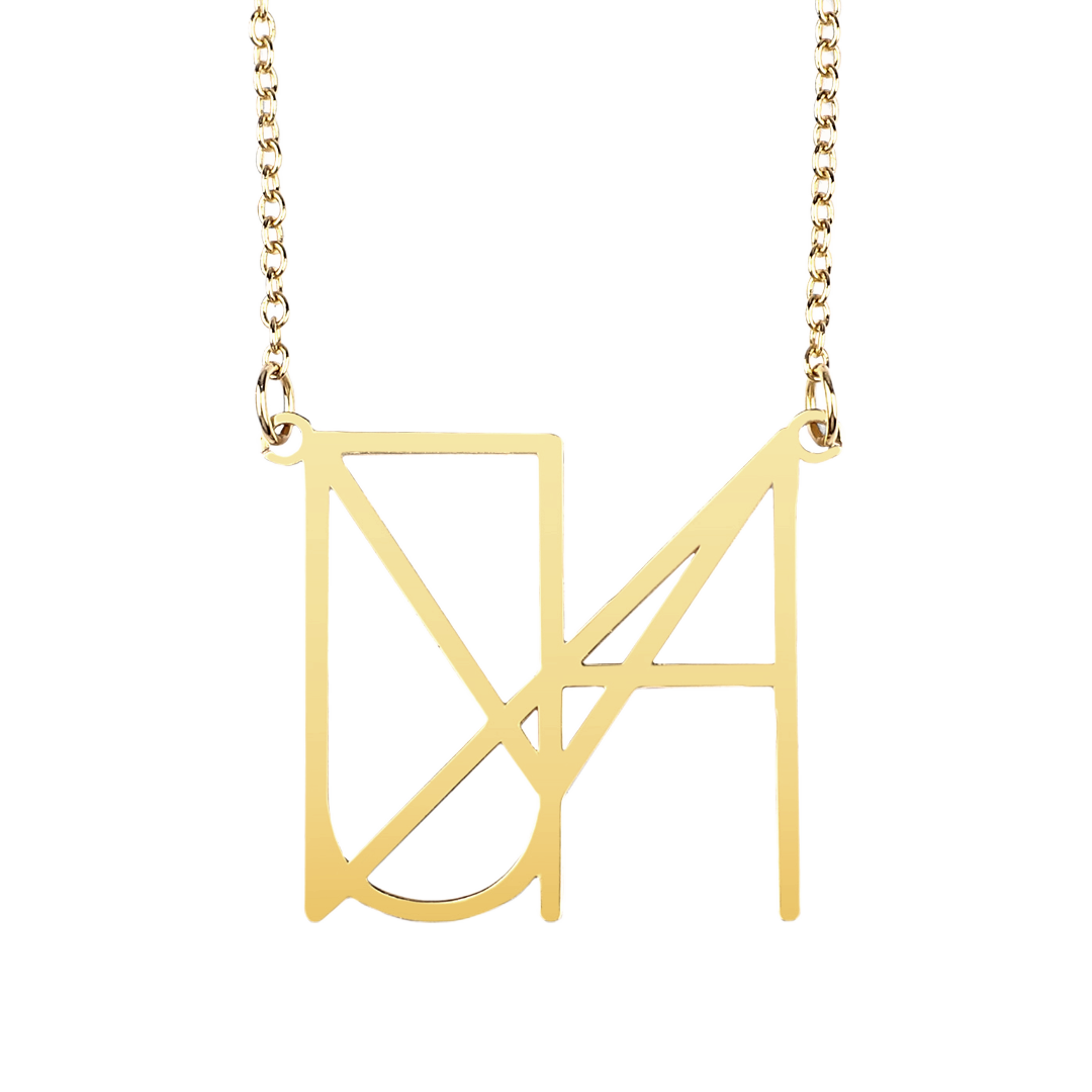 Minimalist Monogram Name Necklace