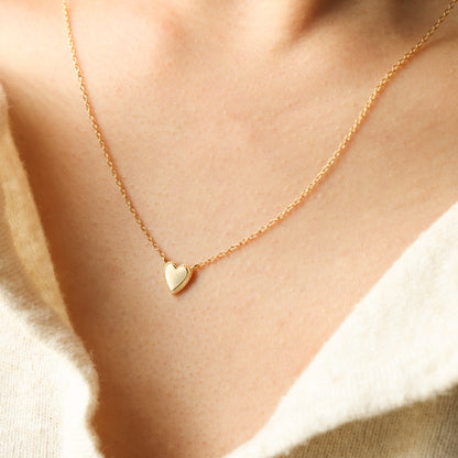 Stackable Tiny Heart Necklace