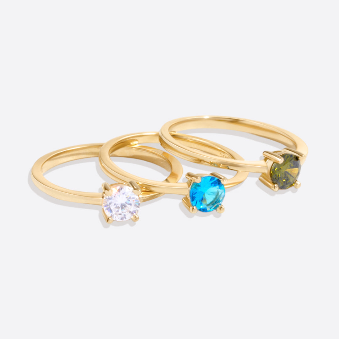 Dainty Topaz Ring