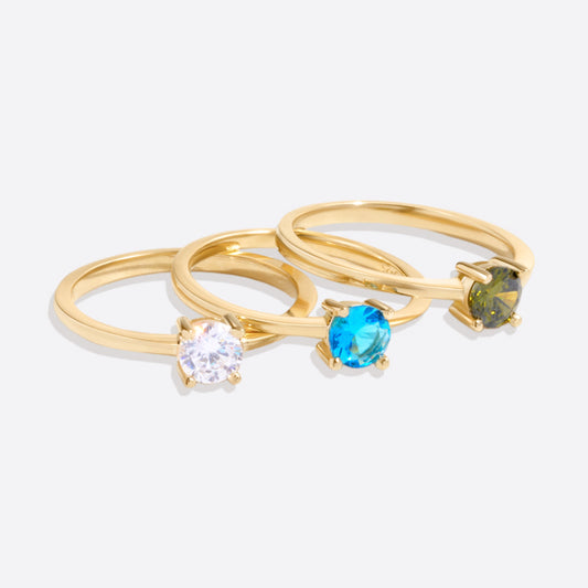 Dainty Topaz Ring