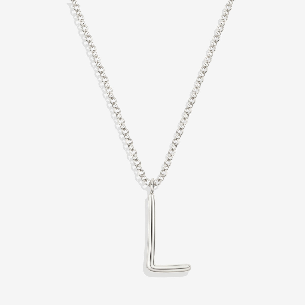 Flow Script Initial Necklace