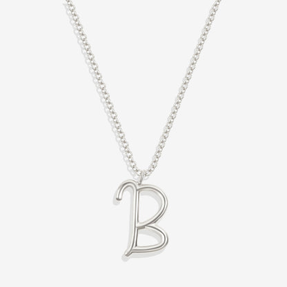 Flow Script Initial Necklace