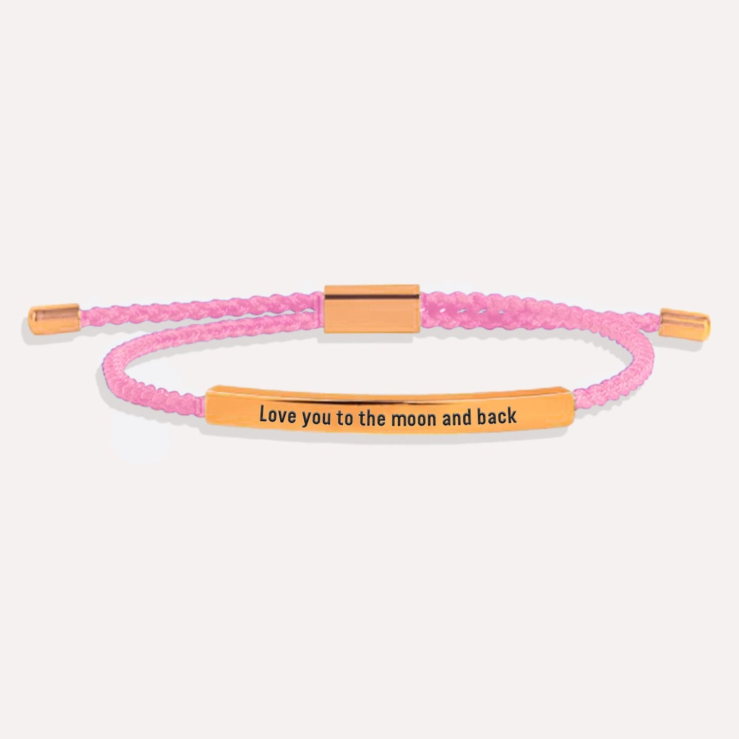 Love you to the moon and back Tube Bracelet