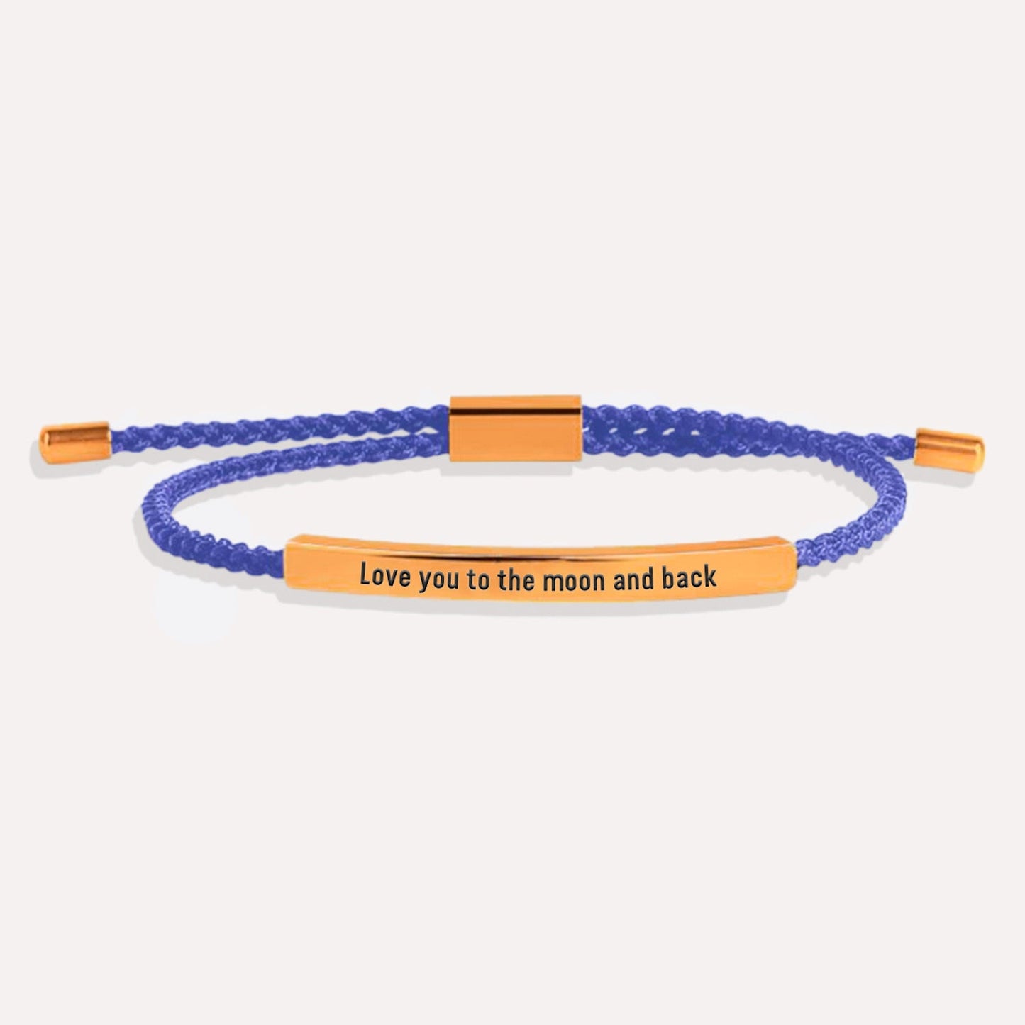 Love you to the moon and back Tube Bracelet